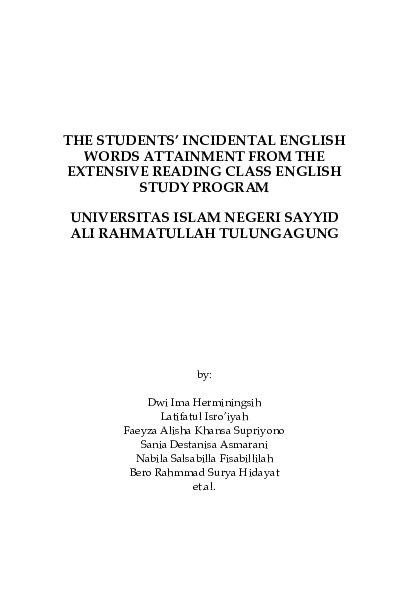 BUKU THE STUDENTS’ INCIDENTAL ENGLISH WORDS-1 utk BKD Februari 24.pdf