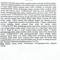 Tinjauan Yuridis Putusan No. 123/PID/2021/PT BJM terhadap Pelaku Penipuan Arisan Online (Studi Kepustakaan Putusan No. 123/PID/2021/PT BJM)